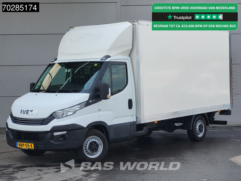 Iveco Daily 35S16 Automaat Laadklep Bakwagen 160PK Airco Cruise Euro6 Meubelbak Koffer 19m3 Airco Cruise control - Tarbesõiduk furgoon: pilt 1 Iveco Daily 35S16 Automaat Laadklep Bakwagen 160PK Airco Cruise Euro6 Meubelbak Koffer 19m3 Airco Cruise control - Tarbesõiduk furgoon: pilt 1