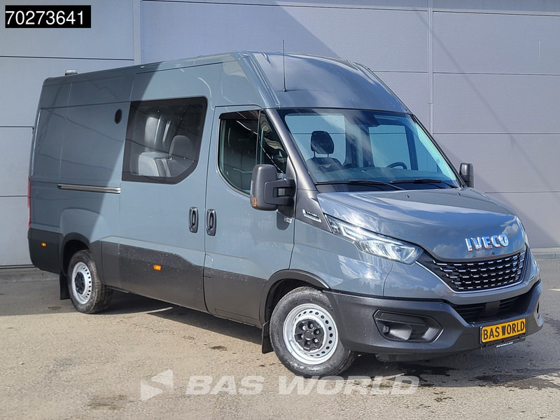 Kaubik Iveco Daily 35S16 Dubbel Cabine Automaat 3,5t Trekhaak Werkplaatsinrichting LED Airco Cruise Camera Parkeersensoren DC Doka Mixto 8m3 Airco: pilt 6