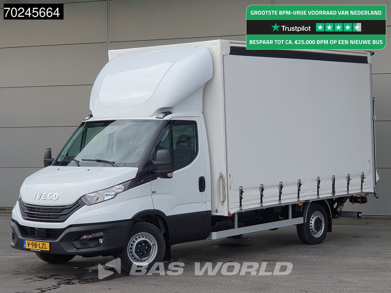 Iveco Daily 35S18 3.0L Laadklep 180PK Schuifzeilen Airco Cruise Bakwagen Euro6 Meubelbak Zeilenwagen Schuifzeil Plane 22m3 Airco Cruise cont - Tent tarbesõiduk: pilt 1 Iveco Daily 35S18 3.0L Laadklep 180PK Schuifzeilen Airco Cruise Bakwagen Euro6 Meubelbak Zeilenwagen Schuifzeil Plane 22m3 Airco Cruise cont - Tent tarbesõiduk: pilt 1