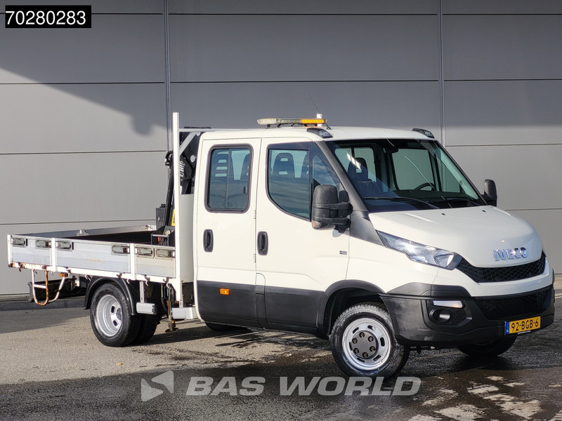 Iveco Daily 50C17 3,0L Automaat HIAB 017T-2 DC Open laadbak Dubbellucht Airco Euro6 Pickup Crane Kraanwagen Pritsche Airco Dubbel cabine - Madelauto: pilt 3 Iveco Daily 50C17 3,0L Automaat HIAB 017T-2 DC Open laadbak Dubbellucht Airco Euro6 Pickup Crane Kraanwagen Pritsche Airco Dubbel cabine - Madelauto: pilt 3