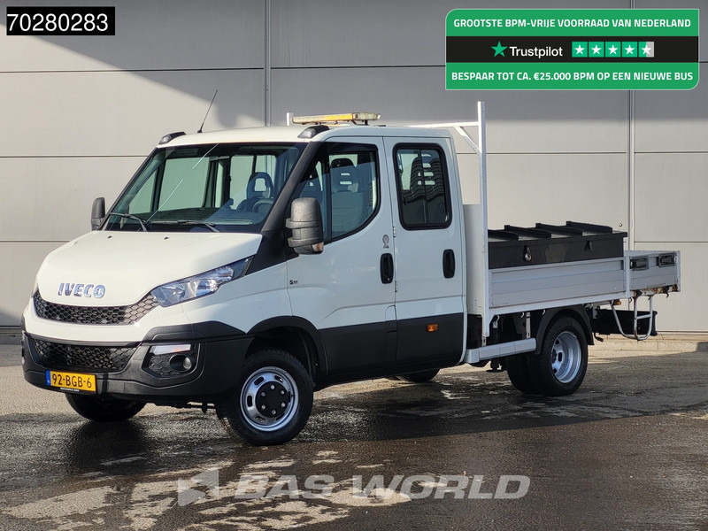 Iveco Daily 50C17 3,0L Automaat HIAB 017T-2 DC Open laadbak Dubbellucht Airco Euro6 Pickup Crane Kraanwagen Pritsche Airco Dubbel cabine - Madelauto: pilt 1 Iveco Daily 50C17 3,0L Automaat HIAB 017T-2 DC Open laadbak Dubbellucht Airco Euro6 Pickup Crane Kraanwagen Pritsche Airco Dubbel cabine - Madelauto: pilt 1