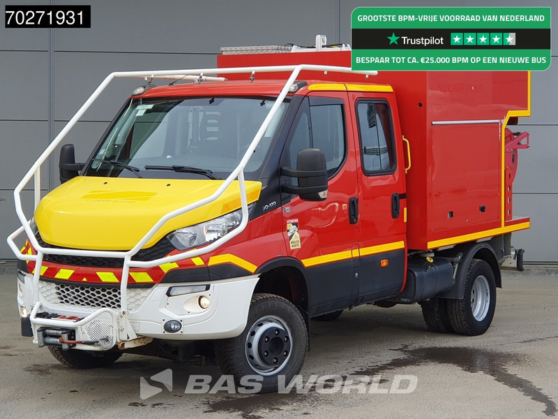 Iveco Daily 70C17 4x4 Achleitner Firetruck Brandweerwagen AWD Allrad Camper 1200liter Airco Dubbel cabine Trekhaak Cruise control - Kiirabiauto: pilt 1 Iveco Daily 70C17 4x4 Achleitner Firetruck Brandweerwagen AWD Allrad Camper 1200liter Airco Dubbel cabine Trekhaak Cruise control - Kiirabiauto: pilt 1