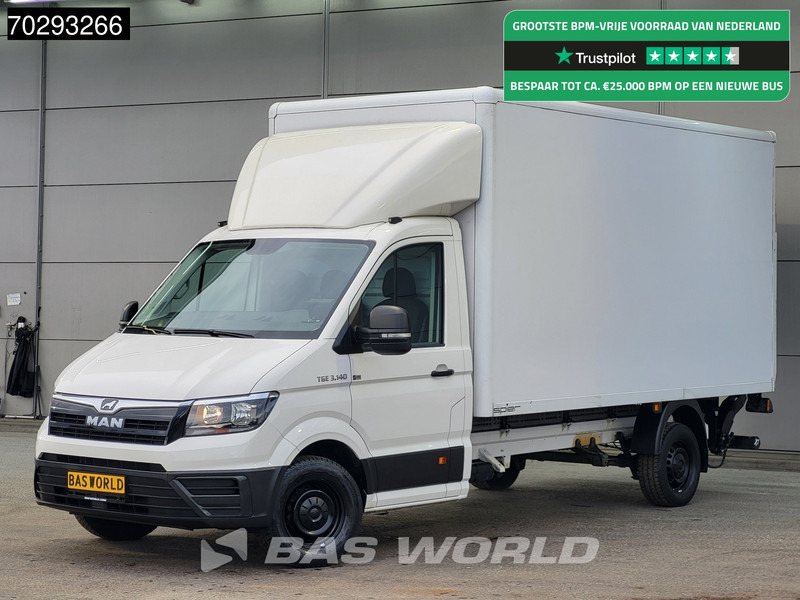MAN TGE 3.140 Automaat Laadklep Bakwagen Airco Cruise Camera Euro6 Meubelbak Koffer 20m3 Airco Cruise control - Tarbesõiduk furgoon: pilt 1 MAN TGE 3.140 Automaat Laadklep Bakwagen Airco Cruise Camera Euro6 Meubelbak Koffer 20m3 Airco Cruise control - Tarbesõiduk furgoon: pilt 1