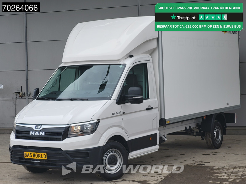 MAN TGE 3.140 Bakwagen met achterdeuren Nieuw!! Airco Meubelbak Koffer 17m3 Airco - Tarbesõiduk furgoon: pilt 1 MAN TGE 3.140 Bakwagen met achterdeuren Nieuw!! Airco Meubelbak Koffer 17m3 Airco - Tarbesõiduk furgoon: pilt 1