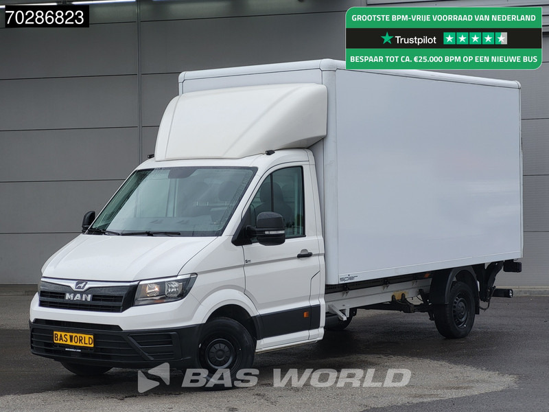 MAN TGE 3.140 Laadklep Automaat Airco Cruise Camera Euro6 Meubelbak Koffer 20m3 Airco Cruise control - Tarbesõiduk furgoon: pilt 1 MAN TGE 3.140 Laadklep Automaat Airco Cruise Camera Euro6 Meubelbak Koffer 20m3 Airco Cruise control - Tarbesõiduk furgoon: pilt 1