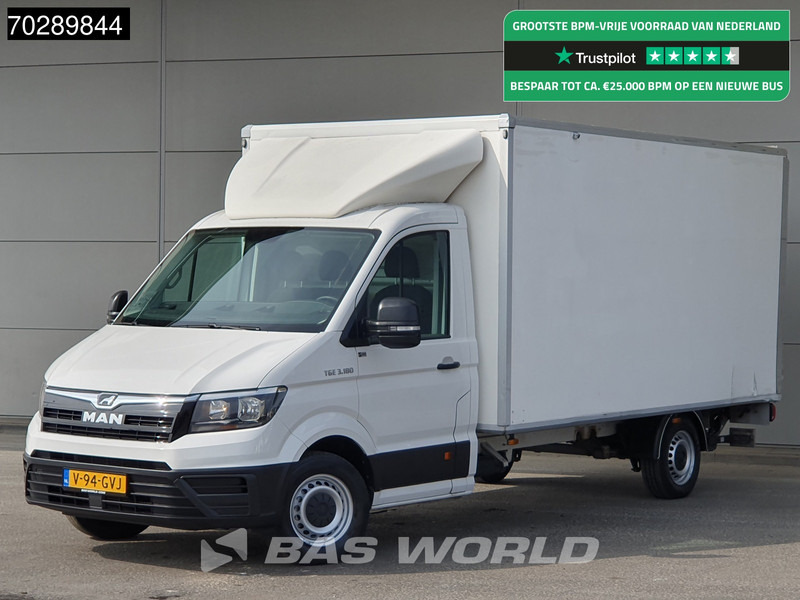 MAN TGE 3.180 D'Hollandia Laadklep Bakwagen Airco Cruise Lat om Lat Euro6 Meubelbak Koffer 19m3 Airco Cruise control - Tarbesõiduk furgoon: pilt 1 MAN TGE 3.180 D'Hollandia Laadklep Bakwagen Airco Cruise Lat om Lat Euro6 Meubelbak Koffer 19m3 Airco Cruise control - Tarbesõiduk furgoon: pilt 1