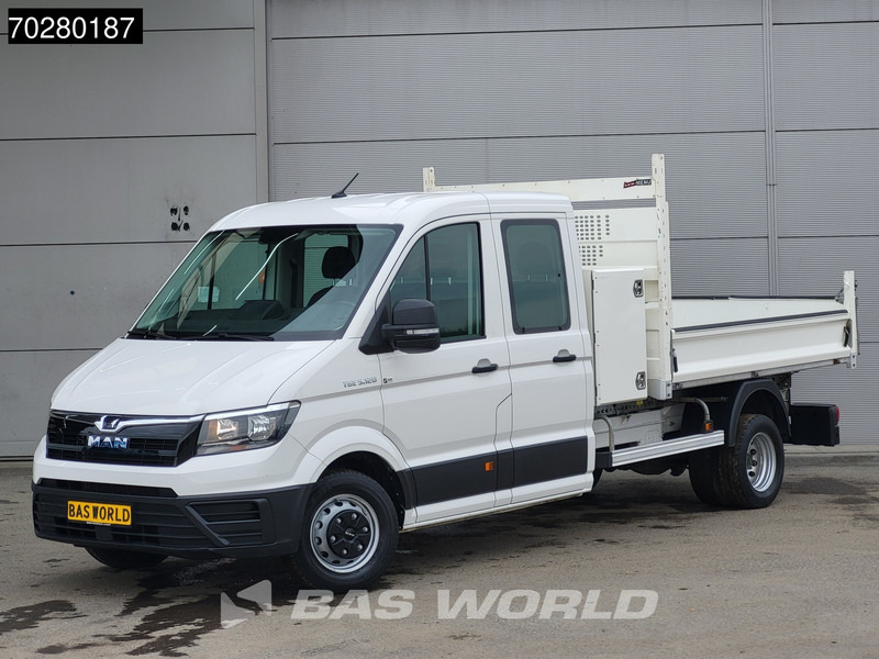 MAN TGE 5.120 Kipper met Kist Dubbel Cabine Dubbellucht 3,5t Trekhaak Navi Airco Cruise Euro6 Tipper Kipper Benne Airco Dubbel cabine Trekhaak - Tarbesõiduk kallur: pilt 3 MAN TGE 5.120 Kipper met Kist Dubbel Cabine Dubbellucht 3,5t Trekhaak Navi Airco Cruise Euro6 Tipper Kipper Benne Airco Dubbel cabine Trekhaak - Tarbesõiduk kallur: pilt 3