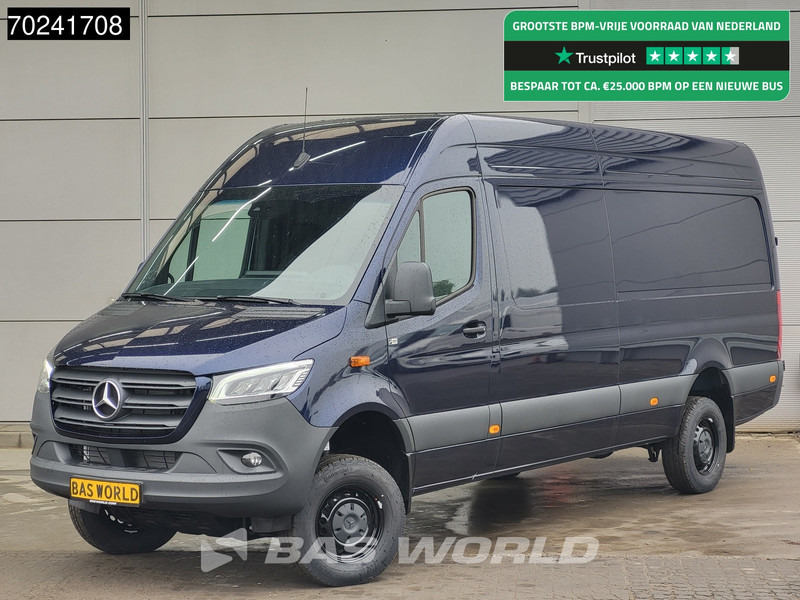 Mercedes-Benz Sprinter 319 CDI Automaat 4x4 L3H2 Blauw Metallic LED Navi Camera 4WD Allrad Airco Cruise L3 Maxi 14m3 Airco Cruise control - Kaubik: pilt 1 Mercedes-Benz Sprinter 319 CDI Automaat 4x4 L3H2 Blauw Metallic LED Navi Camera 4WD Allrad Airco Cruise L3 Maxi 14m3 Airco Cruise control - Kaubik: pilt 1