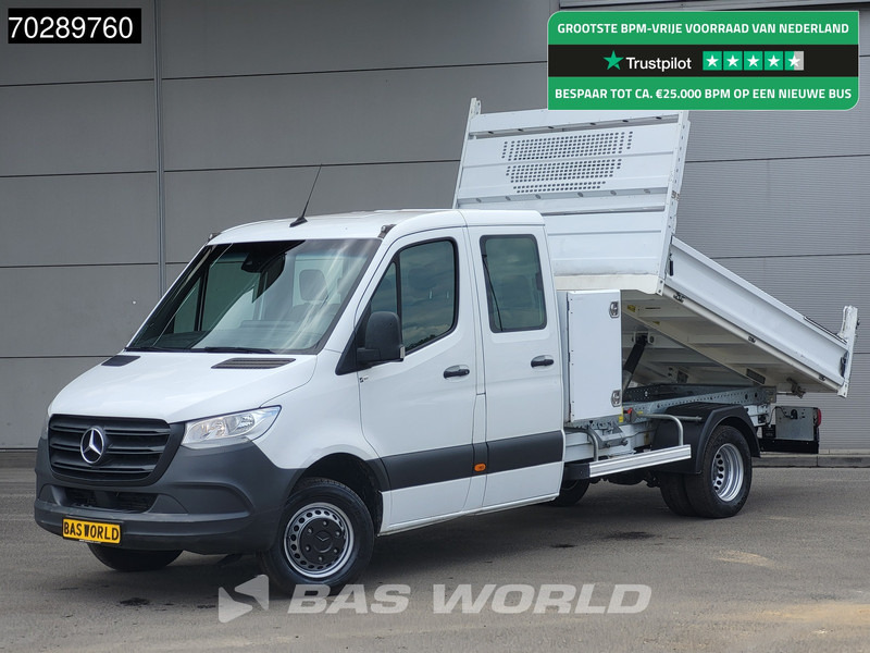 Mercedes-Benz Sprinter 514 CDI Open Laadbak met Kist Dubbel Cabine Dubbellucht 3,5t Trekhaak Airco Cruise MBUX CarPlay Euro6 Pritsche Pickup Open Box 2 - Madelauto: pilt 1 Mercedes-Benz Sprinter 514 CDI Open Laadbak met Kist Dubbel Cabine Dubbellucht 3,5t Trekhaak Airco Cruise MBUX CarPlay Euro6 Pritsche Pickup Open Box 2 - Madelauto: pilt 1