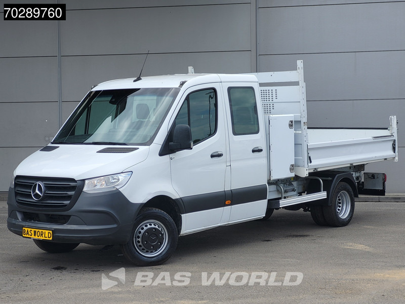 Mercedes-Benz Sprinter 514 CDI Open Laadbak met Kist Dubbel Cabine Dubbellucht 3,5t Trekhaak Airco Cruise MBUX CarPlay Euro6 Pritsche Pickup Open Box 2 - Madelauto: pilt 2 Mercedes-Benz Sprinter 514 CDI Open Laadbak met Kist Dubbel Cabine Dubbellucht 3,5t Trekhaak Airco Cruise MBUX CarPlay Euro6 Pritsche Pickup Open Box 2 - Madelauto: pilt 2
