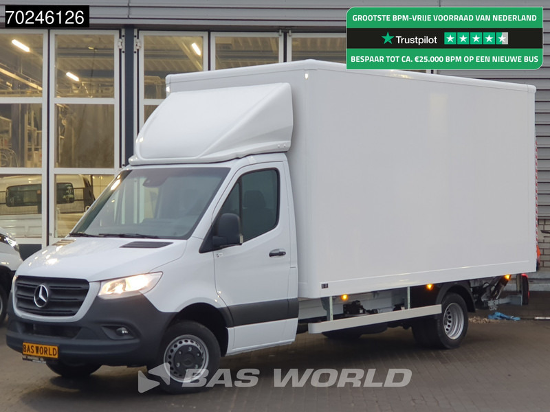 Mercedes-Benz Sprinter 515 CDI Automaat 1000kg Laadklep Zijdeur Dubbellucht Bakwagen MBUX Airco Cruise MBUX Koffer Meubelbak 21m3 Airco Cruise control - Tarbesõiduk furgoon: pilt 1 Mercedes-Benz Sprinter 515 CDI Automaat 1000kg Laadklep Zijdeur Dubbellucht Bakwagen MBUX Airco Cruise MBUX Koffer Meubelbak 21m3 Airco Cruise control - Tarbesõiduk furgoon: pilt 1