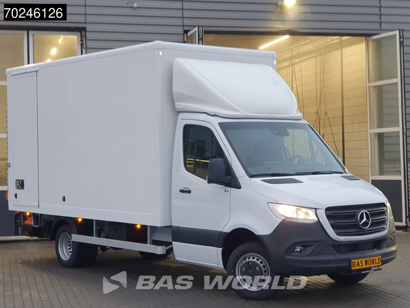 Uus Tarbesõiduk furgoon Mercedes-Benz Sprinter 515 CDI Automaat 1000kg Laadklep Zijdeur Dubbellucht Bakwagen MBUX Airco Cruise MBUX Koffer Meubelbak 21m3 Airco Cruise control: pilt 8
