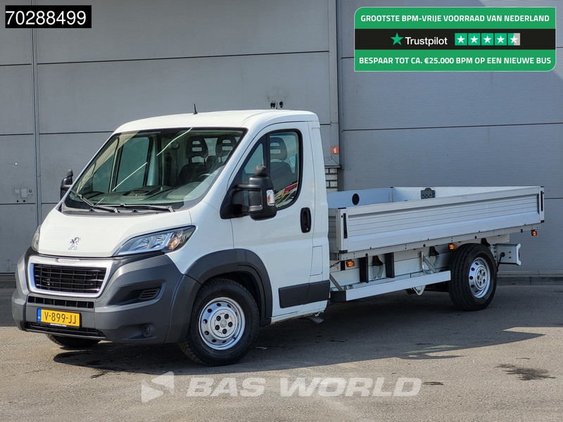 Peugeot Boxer 165PK Open Laadbak Luchtvering Trekhaak Navi Airco Euro6 Pritsche Pickup Open Box Airco Trekhaak - Madelauto: pilt 1 Peugeot Boxer 165PK Open Laadbak Luchtvering Trekhaak Navi Airco Euro6 Pritsche Pickup Open Box Airco Trekhaak - Madelauto: pilt 1