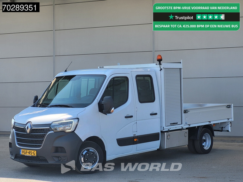 Renault Master 145PK Open Laadbak Dubbellucht 3,5t Trekhaak DC Dubbel Cabine Airco Cruise Euro6 Pritsche Pickup Open Box Airco Trekhaak Cruise contro - Madelauto: pilt 1 Renault Master 145PK Open Laadbak Dubbellucht 3,5t Trekhaak DC Dubbel Cabine Airco Cruise Euro6 Pritsche Pickup Open Box Airco Trekhaak Cruise contro - Madelauto: pilt 1