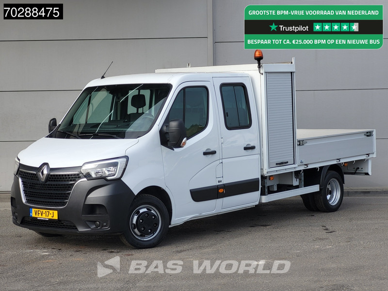 Renault Master 145PK Open Laadbak Dubbellucht 3,5t Trekhaak LED Airco Cruise Standkachel Euro6 Pritsche Pickup Open Box Airco Trekhaak Cruise control - Madelauto: pilt 1 Renault Master 145PK Open Laadbak Dubbellucht 3,5t Trekhaak LED Airco Cruise Standkachel Euro6 Pritsche Pickup Open Box Airco Trekhaak Cruise control - Madelauto: pilt 1
