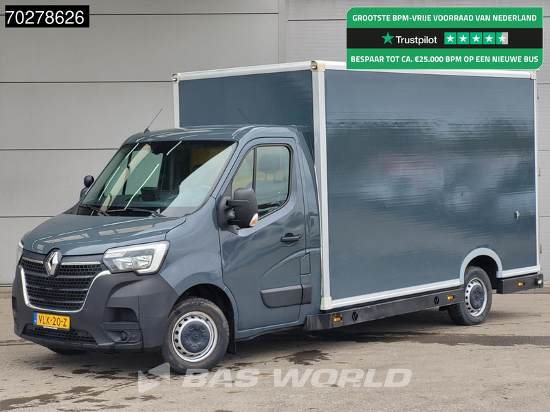 Renault Master 150PK Bakwagen Airco Cruise Luchtvering Meubelbak Plancher Verkoopwagen Foodtruck Paardenwagen 18m3 Airco Cruise control - Tarbesõiduk furgoon: pilt 1 Renault Master 150PK Bakwagen Airco Cruise Luchtvering Meubelbak Plancher Verkoopwagen Foodtruck Paardenwagen 18m3 Airco Cruise control - Tarbesõiduk furgoon: pilt 1