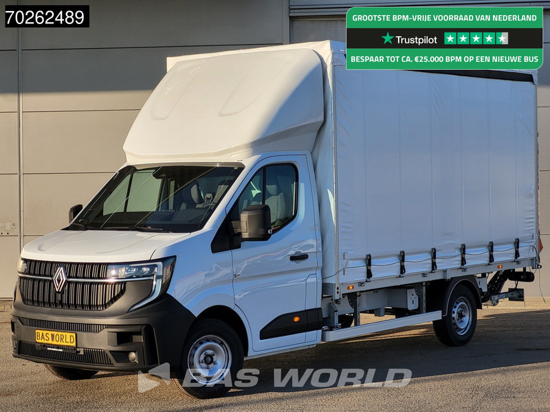 Renault Master 170pk 2025model BPM vrij!! Laadklep Schuifzeil Carplay LED Airco Cruise Bakwagen Meubelbak Zeilenwagen Schuifzeilen Plane Airco Cruise - Tent tarbesõiduk: pilt 1 Renault Master 170pk 2025model BPM vrij!! Laadklep Schuifzeil Carplay LED Airco Cruise Bakwagen Meubelbak Zeilenwagen Schuifzeilen Plane Airco Cruise - Tent tarbesõiduk: pilt 1