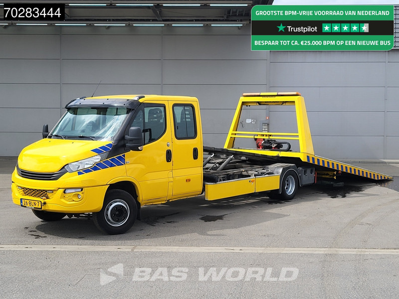 Iveco Daily 70C18 3.0L Autotransporter Luchtvering 3,5t Trekhaak Lier Airco Cruise Euro6 Cartransporter Oprijwagen Trekhaak Cruise control - Tarbesõiduk: pilt 1 Iveco Daily 70C18 3.0L Autotransporter Luchtvering 3,5t Trekhaak Lier Airco Cruise Euro6 Cartransporter Oprijwagen Trekhaak Cruise control - Tarbesõiduk: pilt 1