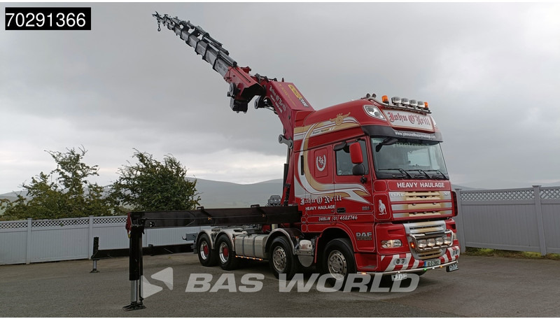 DAF XF105.510 XF 8X4 Palfinger PK150.002 9x Extensions Winch Big-Axle Euro 5 Kran Crane - Madelveok/ Platvormveok, Kraanaga veoauto: pilt 2 DAF XF105.510 XF 8X4 Palfinger PK150.002 9x Extensions Winch Big-Axle Euro 5 Kran Crane - Madelveok/ Platvormveok, Kraanaga veoauto: pilt 2