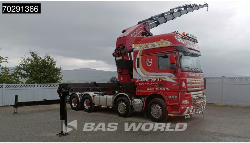 DAF XF105.510 XF 8X4 Palfinger PK150.002 9x Extensions Winch Big-Axle Euro 5 Kran Crane - Madelveok/ Platvormveok, Kraanaga veoauto: pilt 5 DAF XF105.510 XF 8X4 Palfinger PK150.002 9x Extensions Winch Big-Axle Euro 5 Kran Crane - Madelveok/ Platvormveok, Kraanaga veoauto: pilt 5