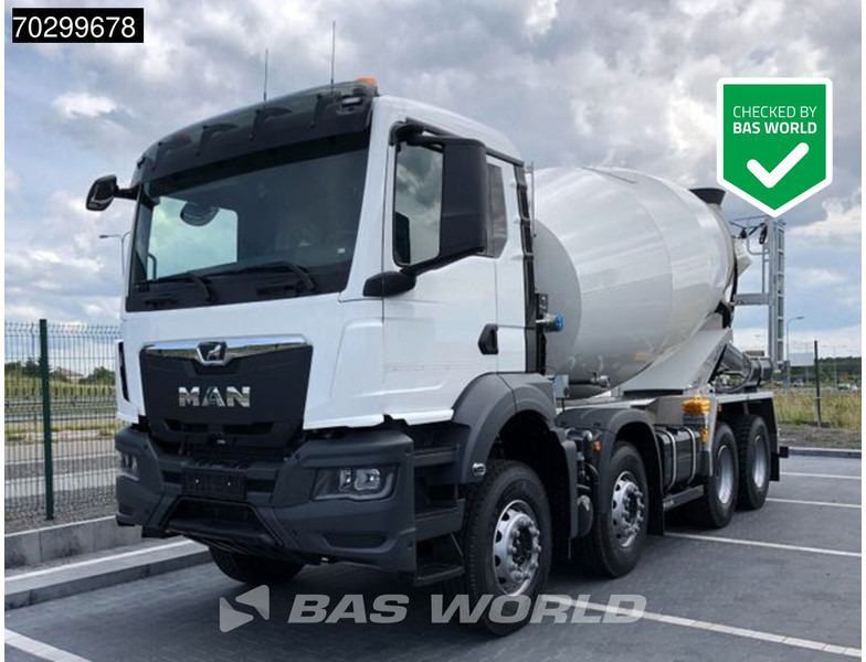 MAN TGS 35.440 8X4 NEW! 10m3 FML mixer Automatic Steel suspension Euro 6 - Autobetoonisegisti: pilt 1 MAN TGS 35.440 8X4 NEW! 10m3 FML mixer Automatic Steel suspension Euro 6 - Autobetoonisegisti: pilt 1