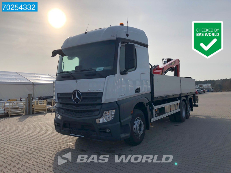 Mercedes-Benz Actros 2646 6X2 Palfinger PK 20.501 L Kran Crane Automatic Euro 6 - Madelveok/ Platvormveok, Kraanaga veoauto: pilt 1 Mercedes-Benz Actros 2646 6X2 Palfinger PK 20.501 L Kran Crane Automatic Euro 6 - Madelveok/ Platvormveok, Kraanaga veoauto: pilt 1