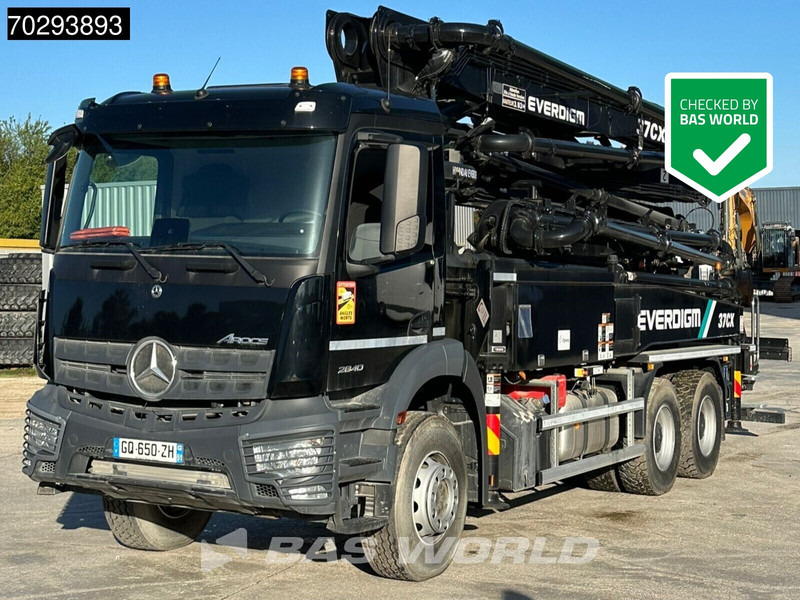 Mercedes-Benz Arocs 2840 Arocs 6X4 Unused! Everdigm 37CX-5 concrete pump Steel Suspension Automatic Euro 6 - Betoonipump: pilt 1 Mercedes-Benz Arocs 2840 Arocs 6X4 Unused! Everdigm 37CX-5 concrete pump Steel Suspension Automatic Euro 6 - Betoonipump: pilt 1