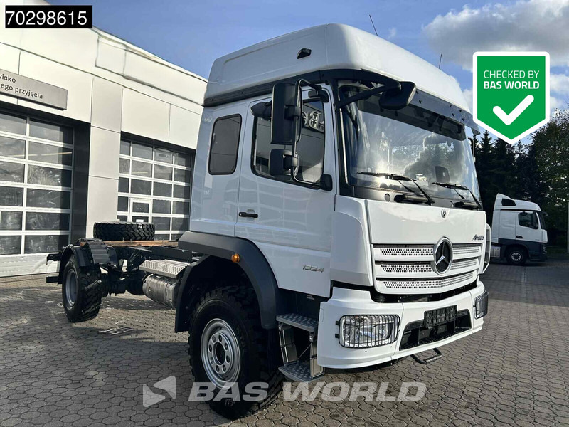 Mercedes-Benz Atego 1324 Atego 4X4 NEW 13.5tons 4x4 chassis Steelsuspension Automatic Euro 6 - Kabiinišassiiga veoauto: pilt 1 Mercedes-Benz Atego 1324 Atego 4X4 NEW 13.5tons 4x4 chassis Steelsuspension Automatic Euro 6 - Kabiinišassiiga veoauto: pilt 1