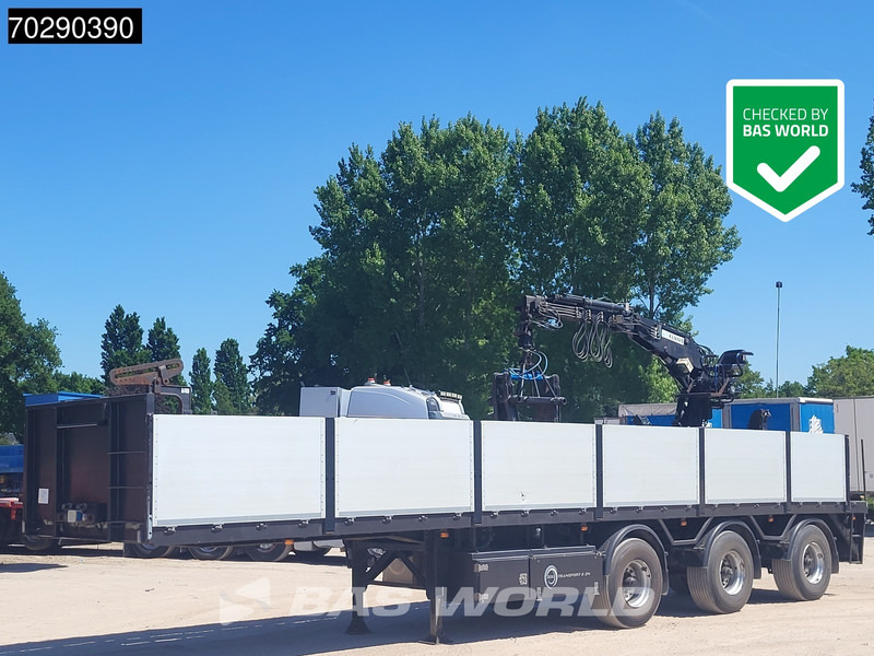 Pacton TPD347 TUV 02/26 2x Steering Axle Crane 16R - Platvorm/ Madelpoolhaagis: pilt 1 Pacton TPD347 TUV 02/26 2x Steering Axle Crane 16R - Platvorm/ Madelpoolhaagis: pilt 1