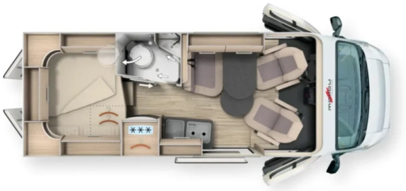 Malibu Van Comfort 600 DB - Campervan: pilt 1 Malibu Van Comfort 600 DB - Campervan: pilt 1