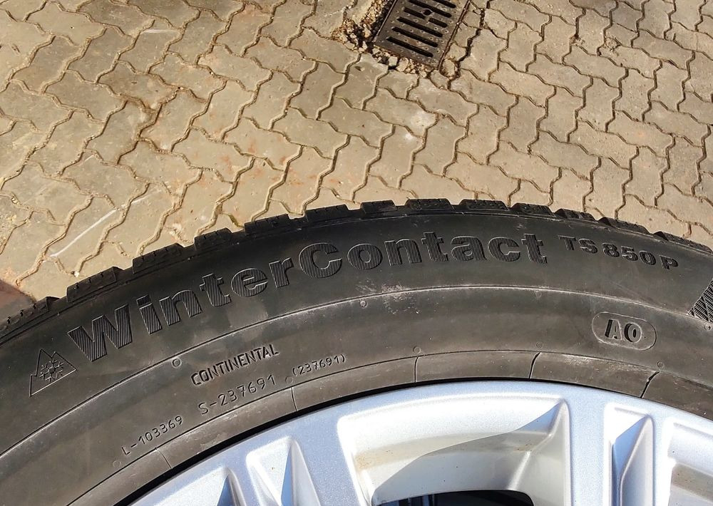 Komplektne ratas - Auto Koła felgi aluminiowe Audi Q8 SQ8 z oponami zimowymi Continental WinterContact TS850P 265/50 R20 H XL: pilt 11