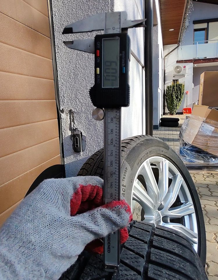 Komplektne ratas - Auto Koła felgi aluminiowe Audi Q8 SQ8 z oponami zimowymi Continental WinterContact TS850P 265/50 R20 H XL: pilt 15