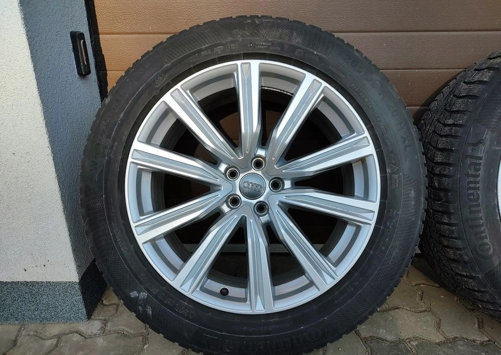 Koła felgi aluminiowe Audi Q8 SQ8 z oponami zimowymi Continental WinterContact TS850P 265/50 R20 H XL - Komplektne ratas - Auto: pilt 2 Koła felgi aluminiowe Audi Q8 SQ8 z oponami zimowymi Continental WinterContact TS850P 265/50 R20 H XL - Komplektne ratas - Auto: pilt 2