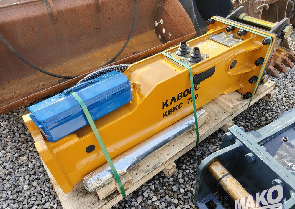 NOWY Młot hydrauliczny Kabonc KBKC 750 do koparki - Lisaseade - Ehitusmasinad: pilt 2 NOWY Młot hydrauliczny Kabonc KBKC 750 do koparki - Lisaseade - Ehitusmasinad: pilt 2