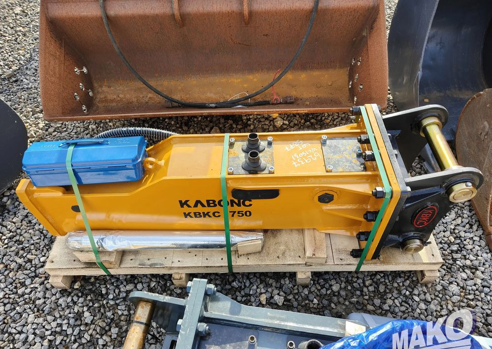 NOWY Młot hydrauliczny Kabonc KBKC 750 do koparki - Lisaseade - Ehitusmasinad: pilt 1 NOWY Młot hydrauliczny Kabonc KBKC 750 do koparki - Lisaseade - Ehitusmasinad: pilt 1
