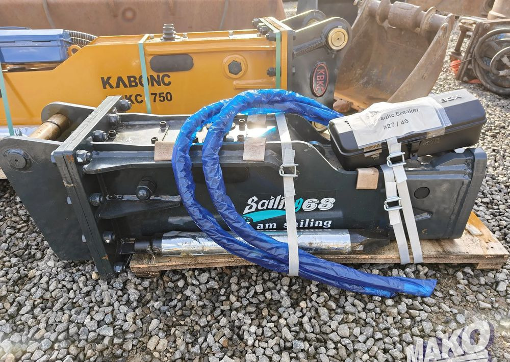 NOWY Młot hydrauliczny Sailing68 340kg do koparki - Lisaseade - Ehitusmasinad: pilt 1 NOWY Młot hydrauliczny Sailing68 340kg do koparki - Lisaseade - Ehitusmasinad: pilt 1