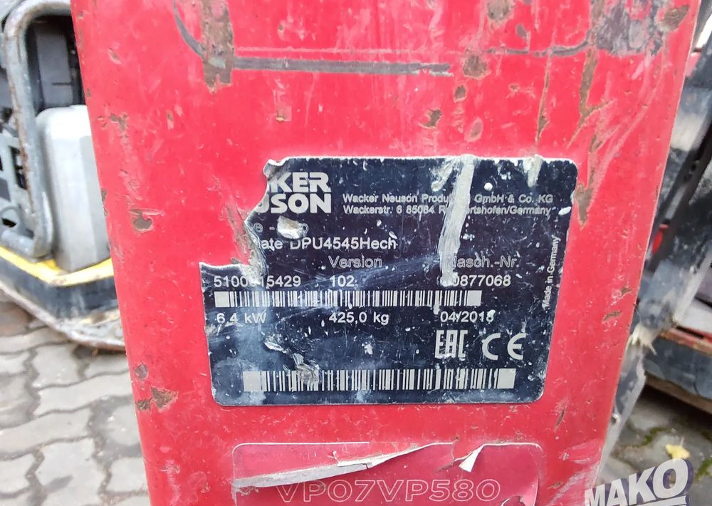Wacker Neuson DPU4545Hech - Rullija: pilt 4 Wacker Neuson DPU4545Hech - Rullija: pilt 4
