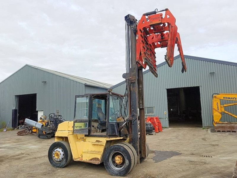 Hyster H 12.00 XL 12 ton heftruck met stenenklem forklift - Diiseltõstuk: pilt 2 Hyster H 12.00 XL 12 ton heftruck met stenenklem forklift - Diiseltõstuk: pilt 2
