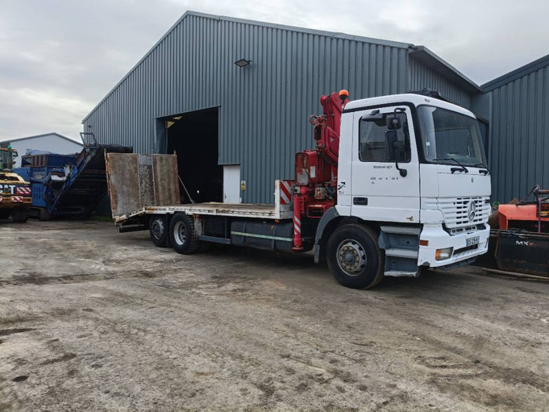 Mercedes-Benz actros truck with hydraulic winch, crane and ramps - Kraanaga veoauto: pilt 1 Mercedes-Benz actros truck with hydraulic winch, crane and ramps - Kraanaga veoauto: pilt 1