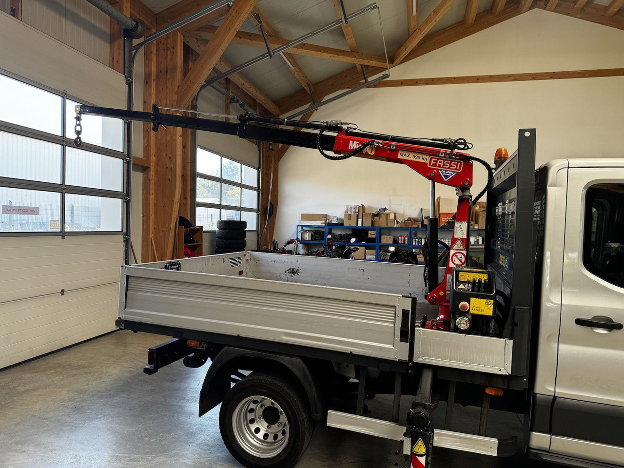 Ford Transit FT 350 DokaTdCI 1.2t Fassi Kran - Madelauto, Meeskonnaauto: pilt 5 Ford Transit FT 350 DokaTdCI 1.2t Fassi Kran - Madelauto, Meeskonnaauto: pilt 5