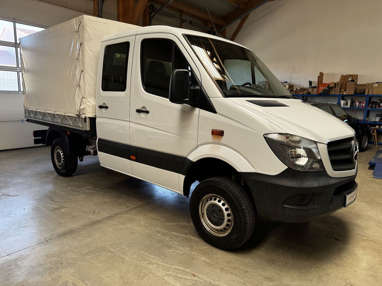 Mercedes-Benz Sprinter 316 CDI Doka 4x4 Allrad Plane - Tent tarbesõiduk, Meeskonnaauto: pilt 1 Mercedes-Benz Sprinter 316 CDI Doka 4x4 Allrad Plane - Tent tarbesõiduk, Meeskonnaauto: pilt 1