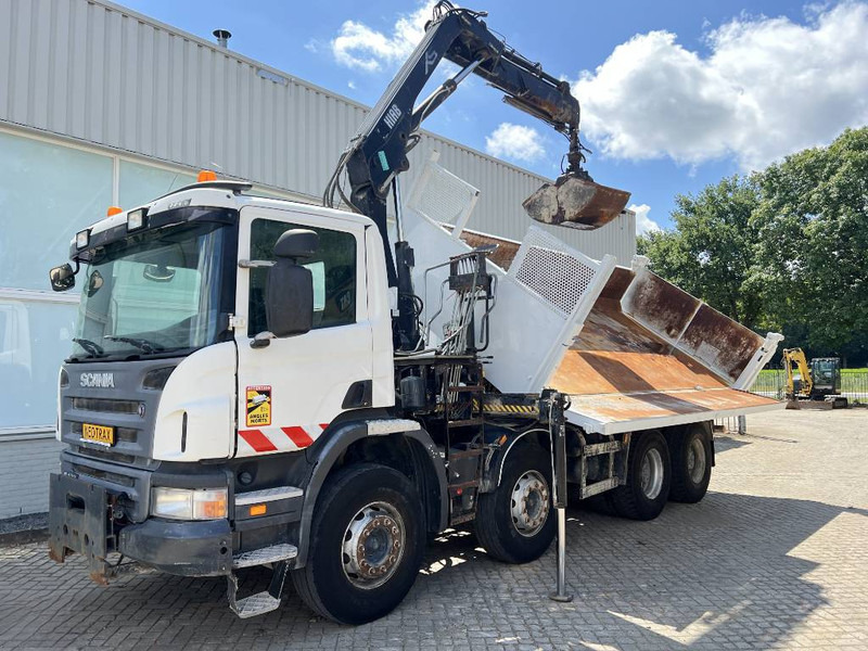 Scania P 400 8X4 KIPPER 2010 + HIAB Crane EURO 5 - Kallurauto, Kraanaga veoauto: pilt 4 Scania P 400 8X4 KIPPER 2010 + HIAB Crane EURO 5 - Kallurauto, Kraanaga veoauto: pilt 4