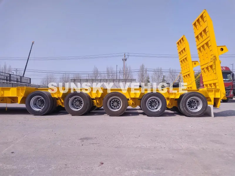 SUNSKY 100 Tons 10 Axles Lowbed trailer - Madal platvormpoolhaagis: pilt 4 SUNSKY 100 Tons 10 Axles Lowbed trailer - Madal platvormpoolhaagis: pilt 4