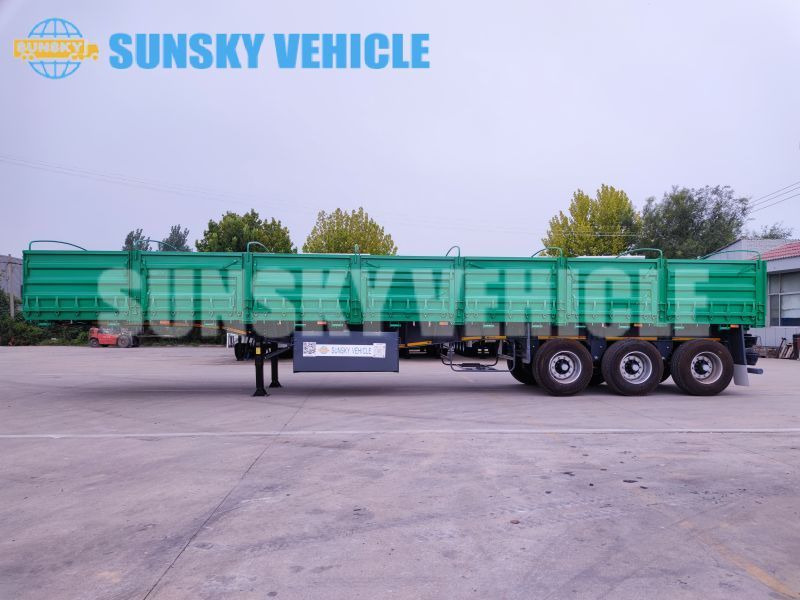 SUNSKY 13M dropside semi trailer - Platvorm/ Madelpoolhaagis: pilt 4 SUNSKY 13M dropside semi trailer - Platvorm/ Madelpoolhaagis: pilt 4