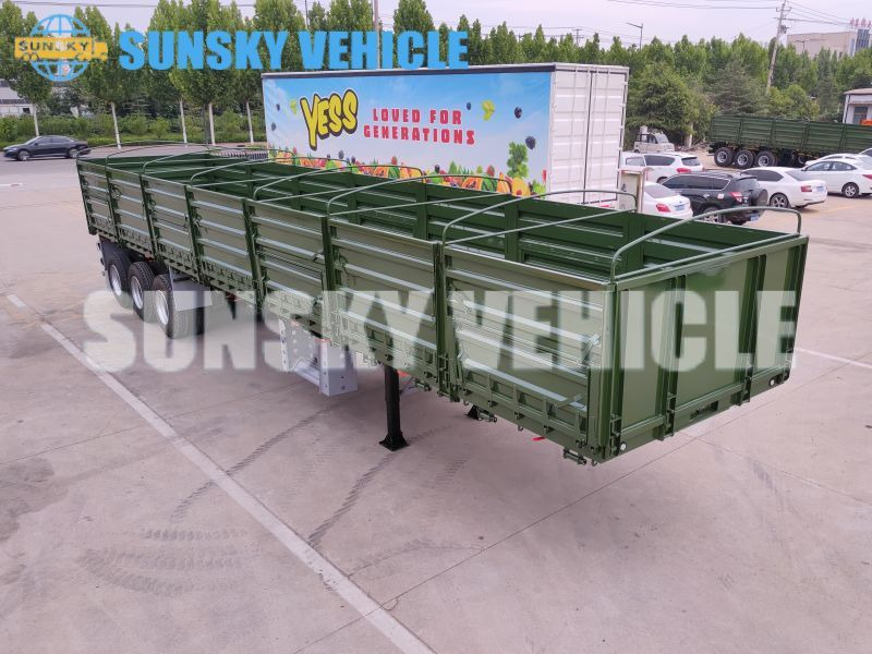 SUNSKY 13M dropside semi trailer - Platvorm/ Madelpoolhaagis: pilt 3 SUNSKY 13M dropside semi trailer - Platvorm/ Madelpoolhaagis: pilt 3