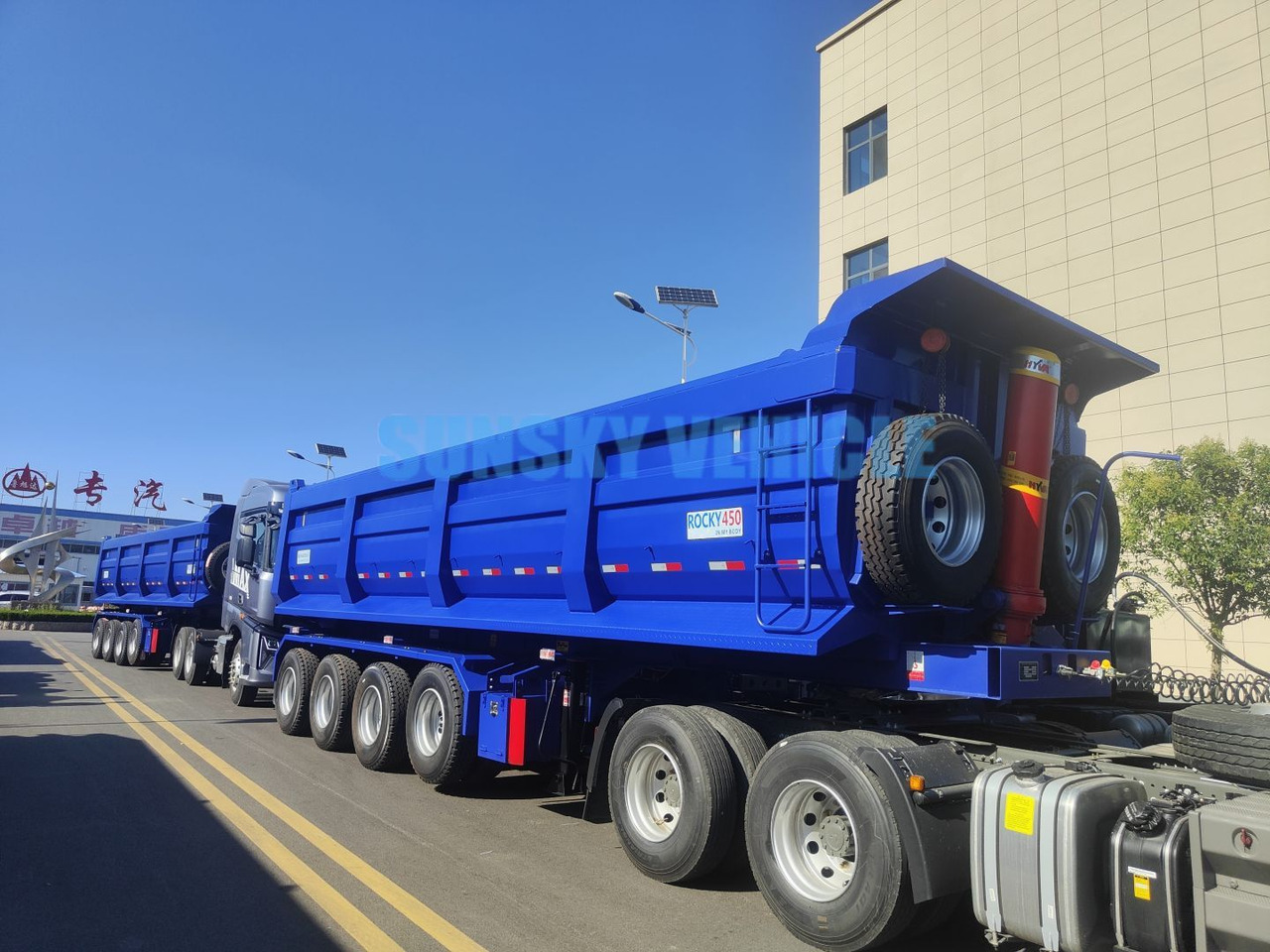 SUNSKY 3/4-Axle Dump Trailer - Kallur-poolhaagis: pilt 1 SUNSKY 3/4-Axle Dump Trailer - Kallur-poolhaagis: pilt 1
