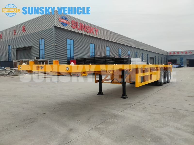 SUNSKY 3-axle Flat Deck Trailer - Platvorm/ Madelpoolhaagis: pilt 4 SUNSKY 3-axle Flat Deck Trailer - Platvorm/ Madelpoolhaagis: pilt 4
