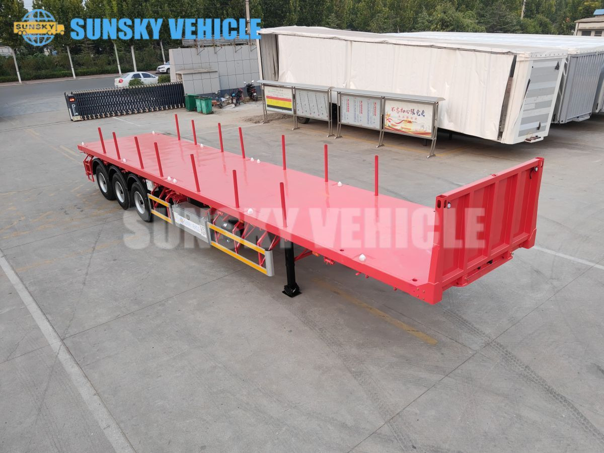 SUNSKY 3-axle Flat Deck Trailer - Platvorm/ Madelpoolhaagis: pilt 2 SUNSKY 3-axle Flat Deck Trailer - Platvorm/ Madelpoolhaagis: pilt 2