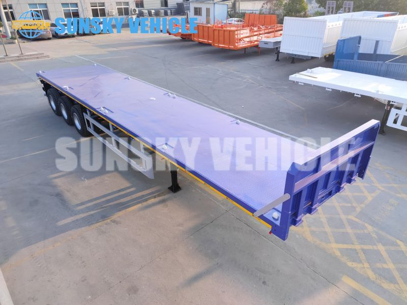 SUNSKY 3-axle Flat Deck Trailer - Platvorm/ Madelpoolhaagis: pilt 3 SUNSKY 3-axle Flat Deck Trailer - Platvorm/ Madelpoolhaagis: pilt 3