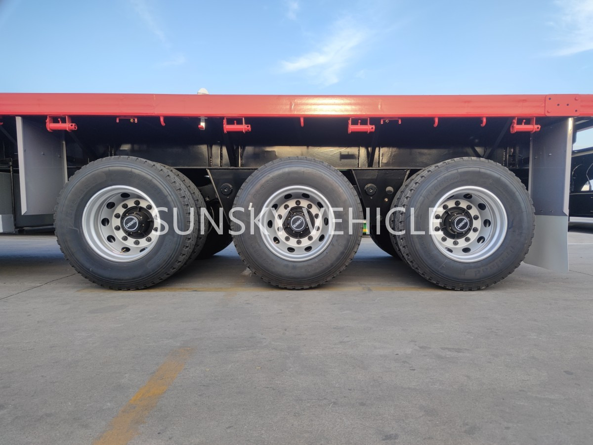 SUNSKY Flatbed Trailer with henred type axles and suspension - Platvorm/ Madelpoolhaagis: pilt 4 SUNSKY Flatbed Trailer with henred type axles and suspension - Platvorm/ Madelpoolhaagis: pilt 4